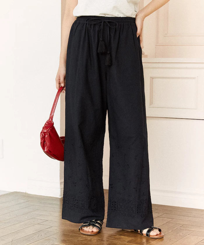 India Embroidered Easy Pants Limited Edition