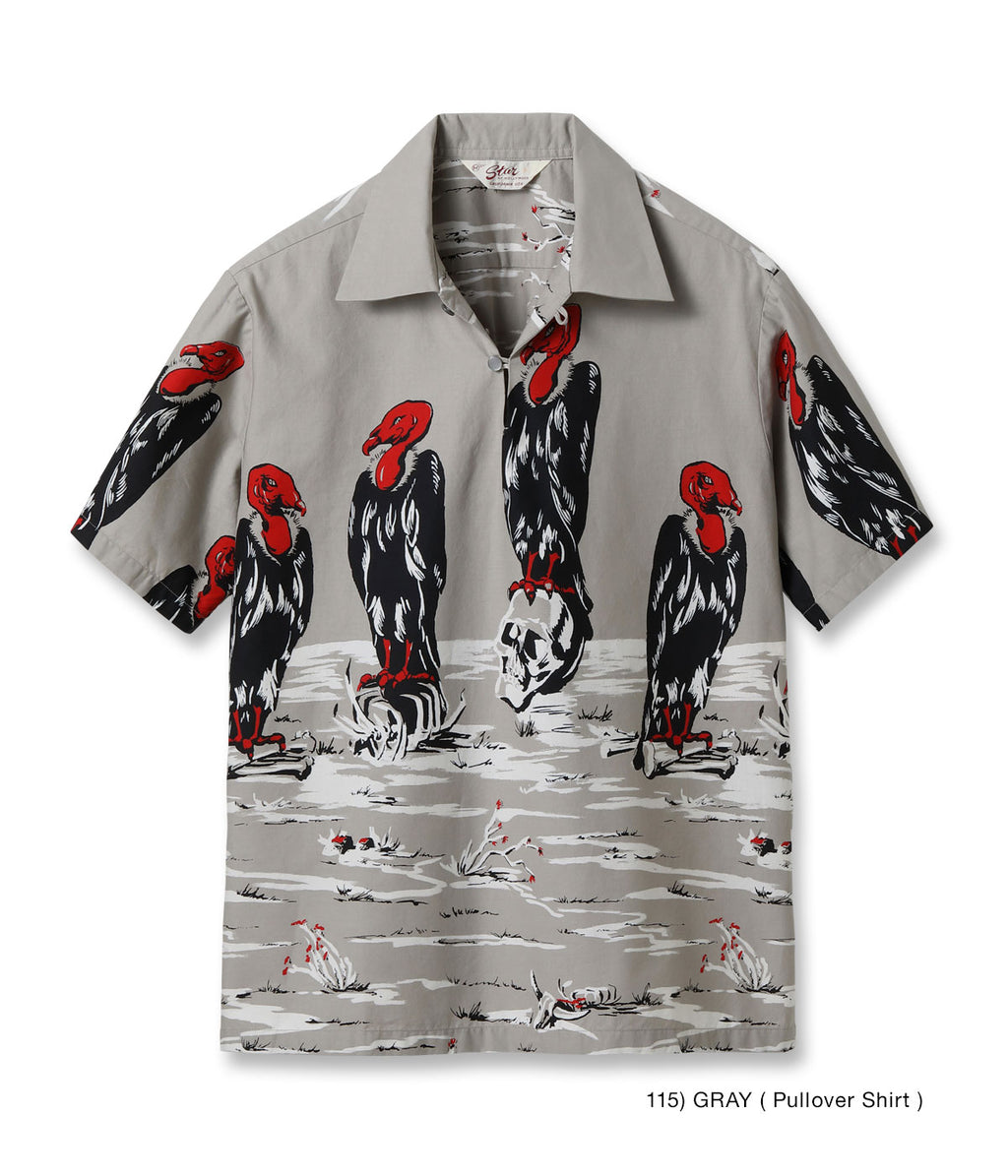COTTON TYPEWRITER PULLOVER SHIRT “CONDOR”