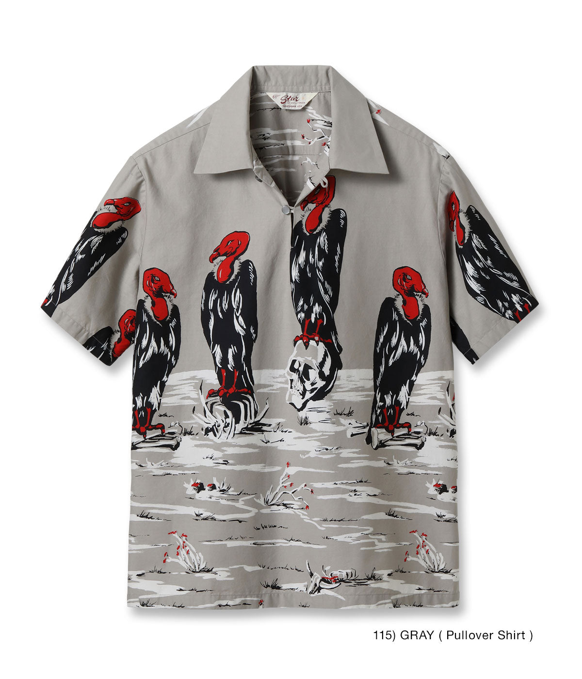 COTTON TYPEWRITER PULLOVER SHIRT “CONDOR”