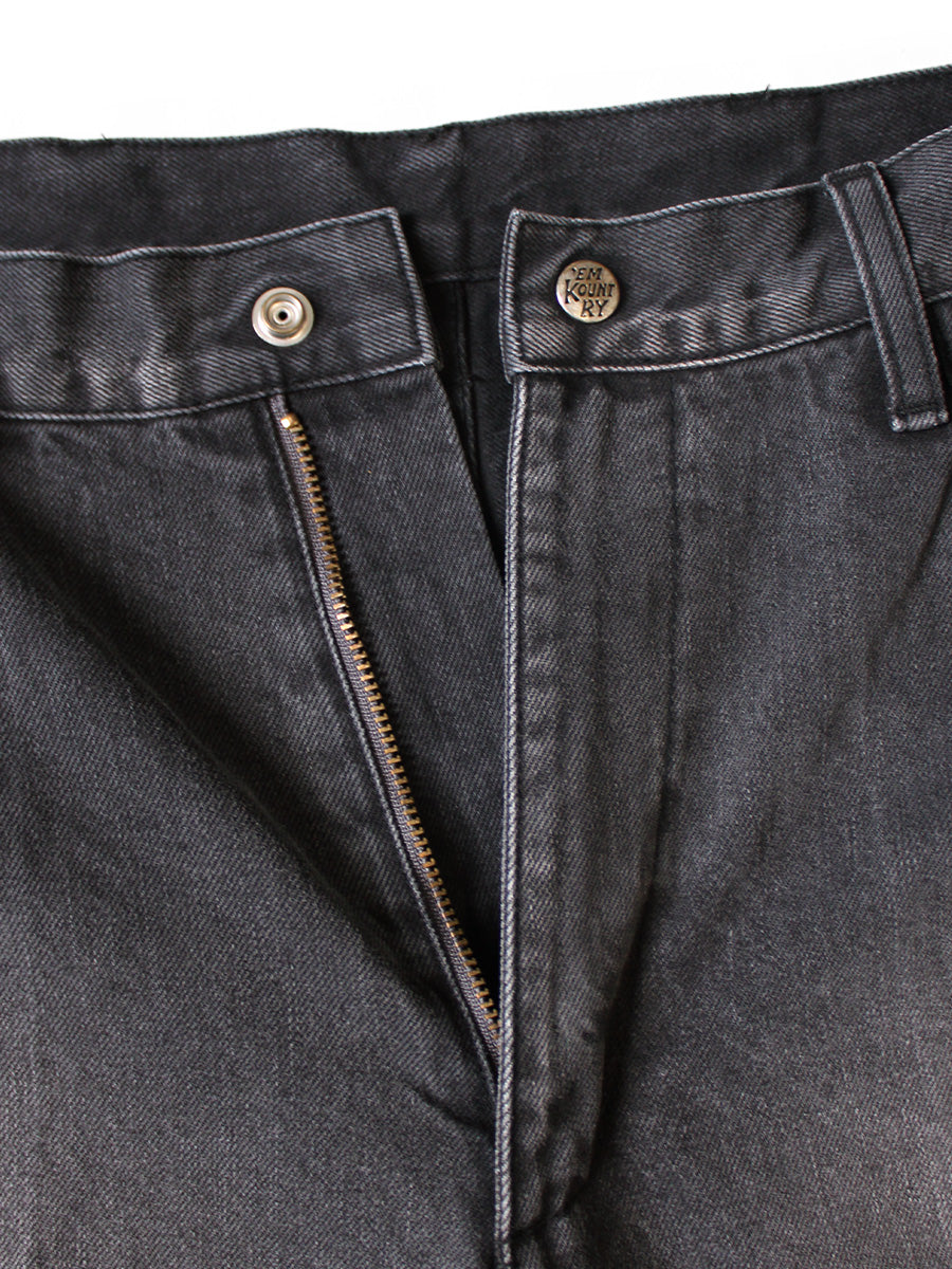 14oz Black x Black Denim 5P Frisco(Center...