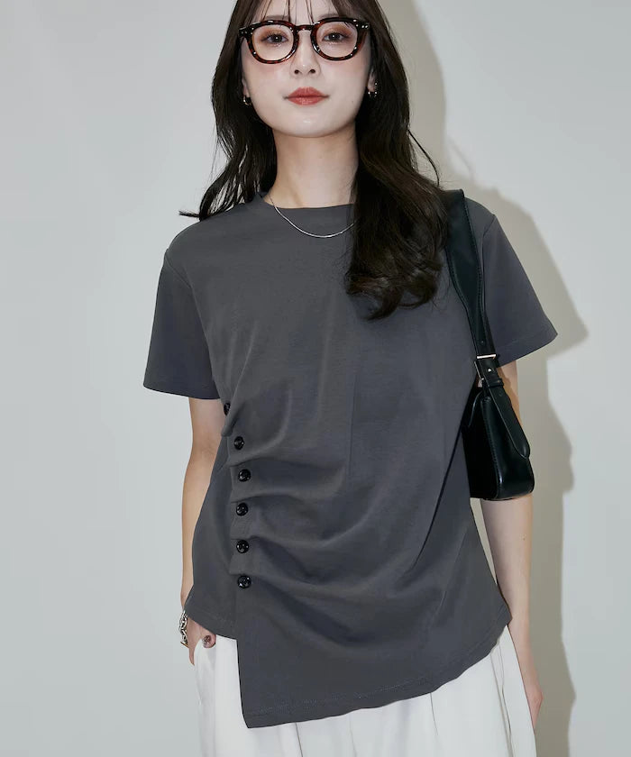 Button Design T-Shirt Limited Edition