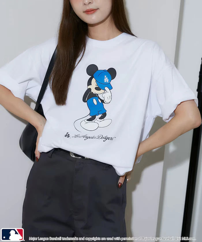 MLB/MICKEY MOUSE/Exclusive Print T-Shirt Limited Release