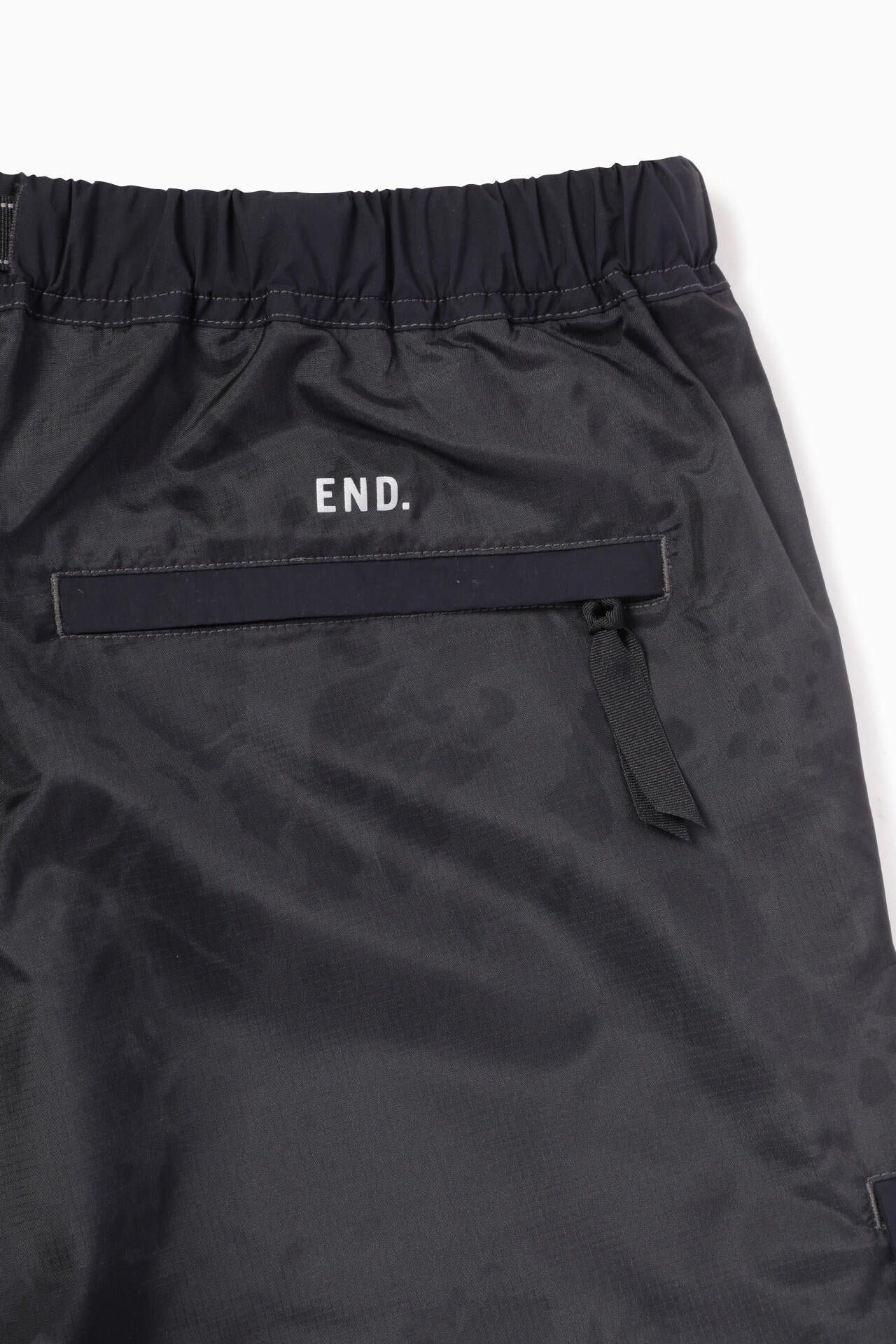printed nylon short pants