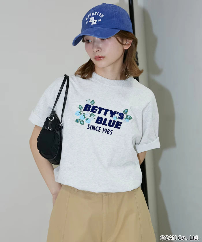 BETTY'S BLUE Flock Logo T-Shirt Limited Edition