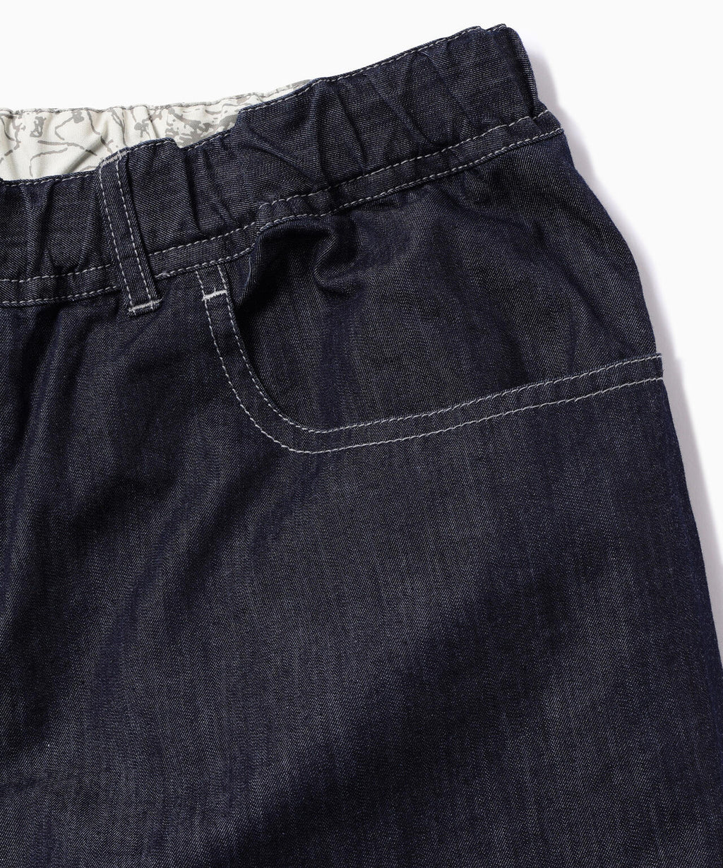 dry easy denim wide pants