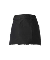 Noise Patch Military Low Rise Mini Skirt