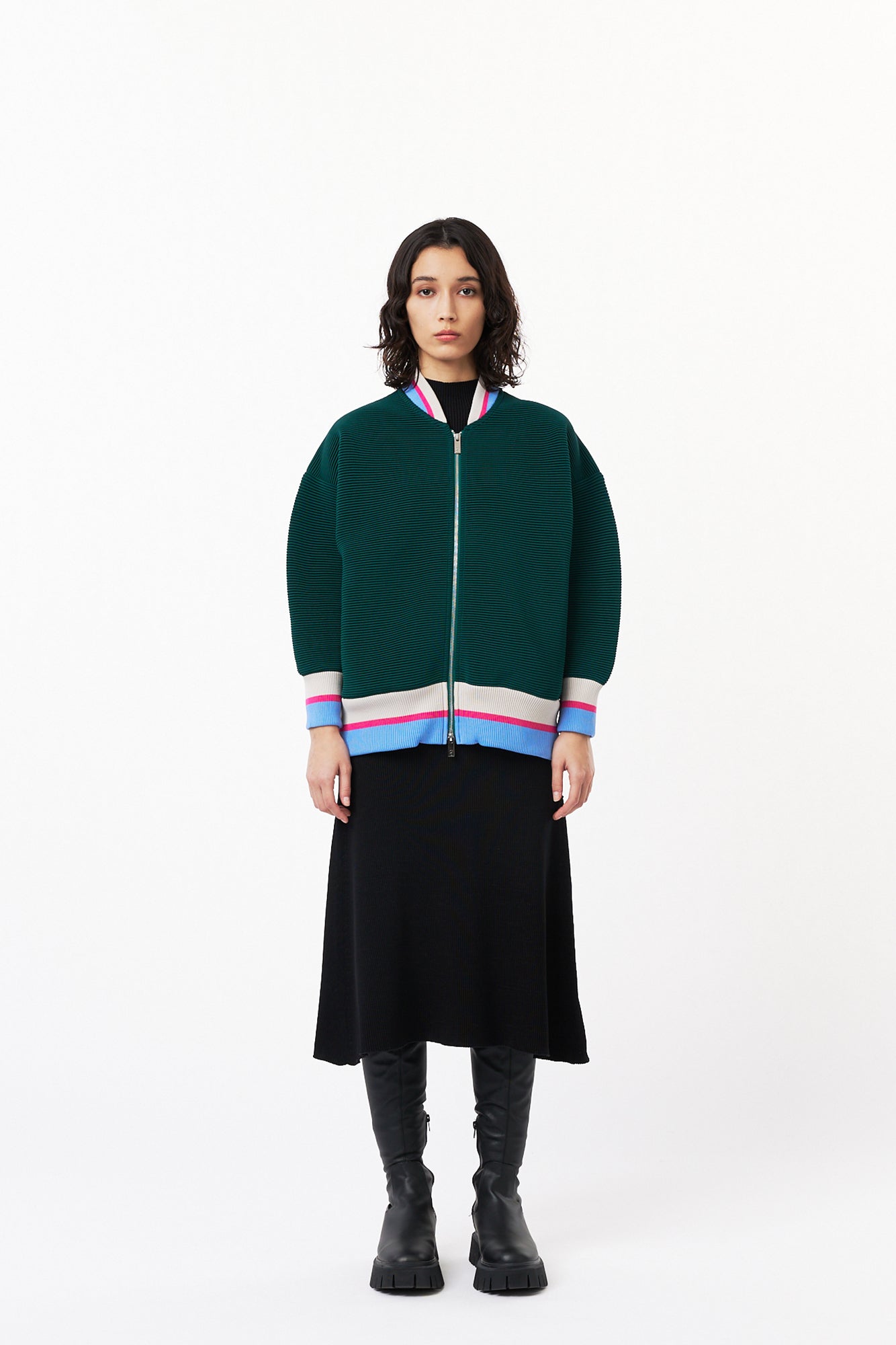 PORTRAIT LONG SLEEVE DRESS