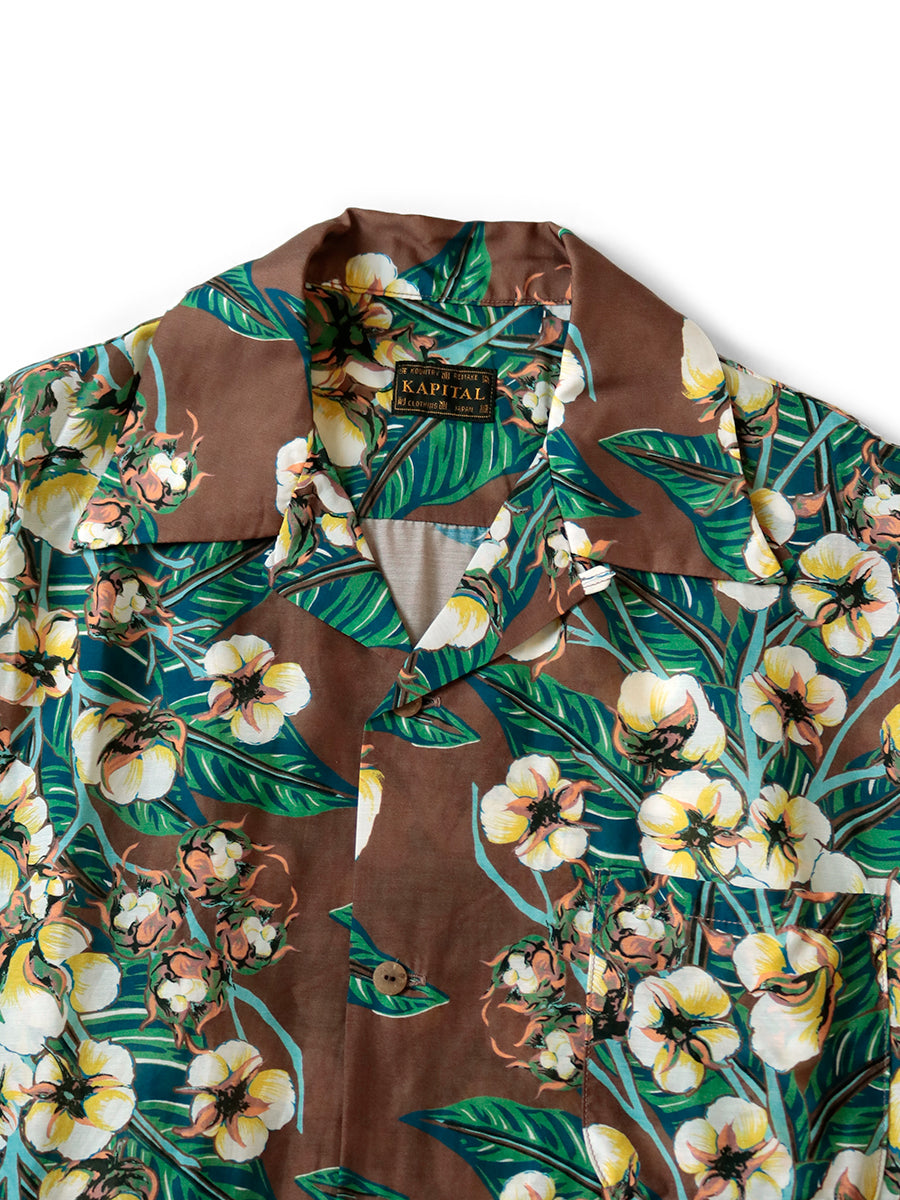 Silk Rayon Cotton Flower Pattern Windpe...