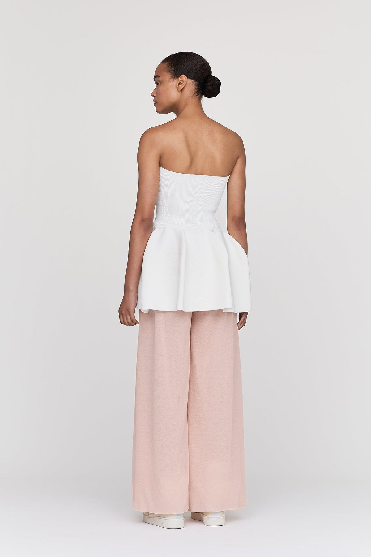 POTTERY HS GLITTER STRAPLESS TOP