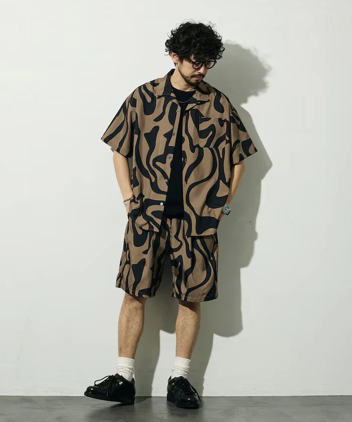 Pattern Easy Shorts / Allover Design Short Pants / Setup Compatible
