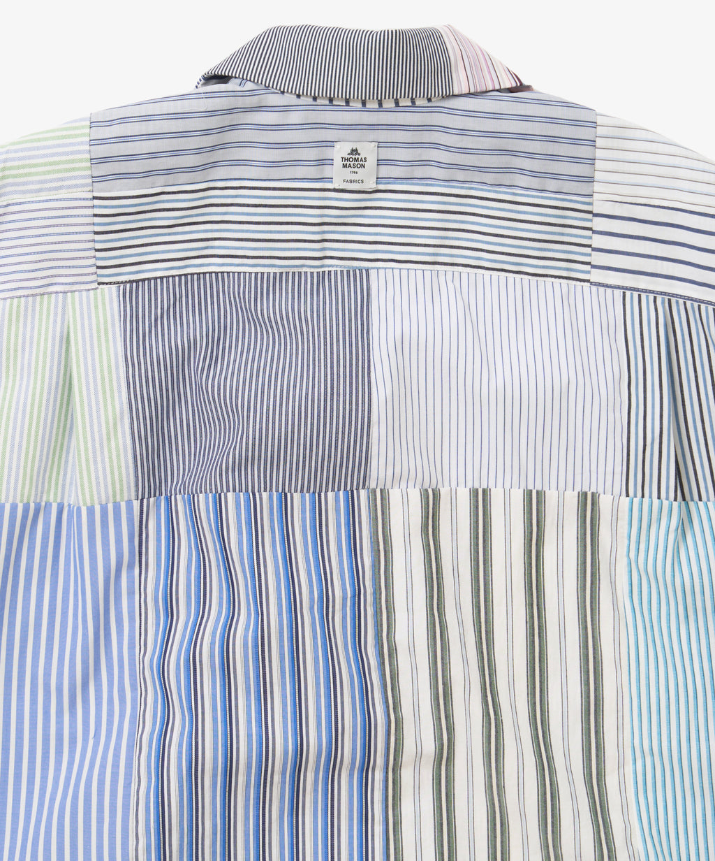 overshirt short sleeve stripe three