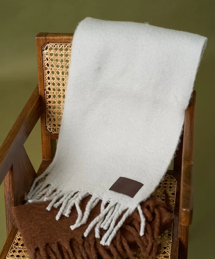Volume Fringe Scarf