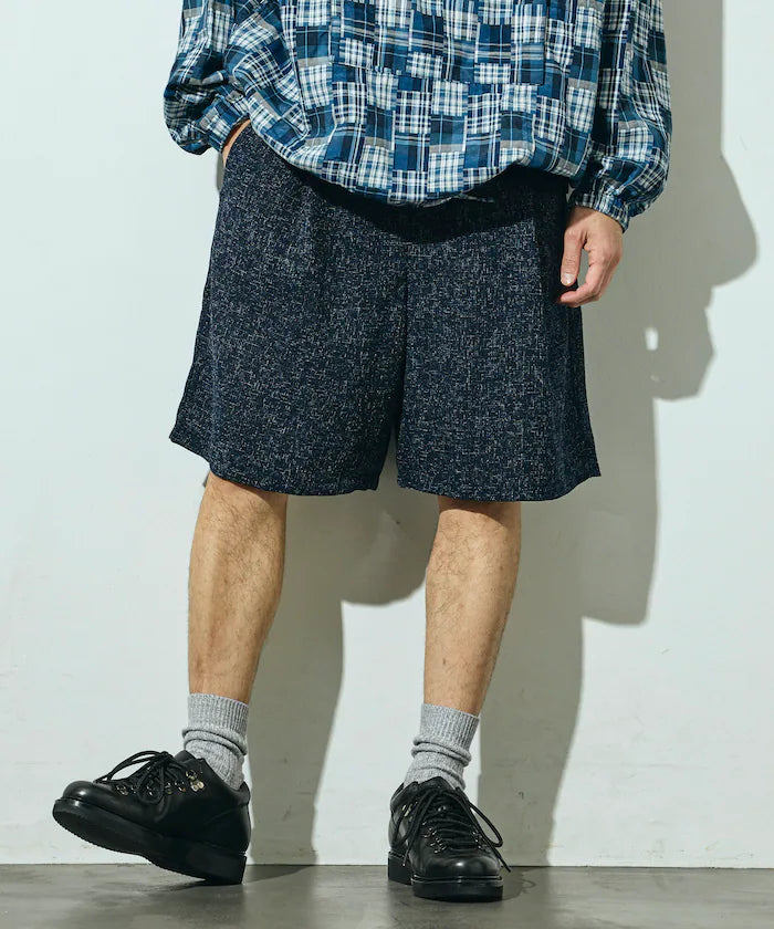 Summer Tweed Easy Wide Shorts / Compatible with Setup