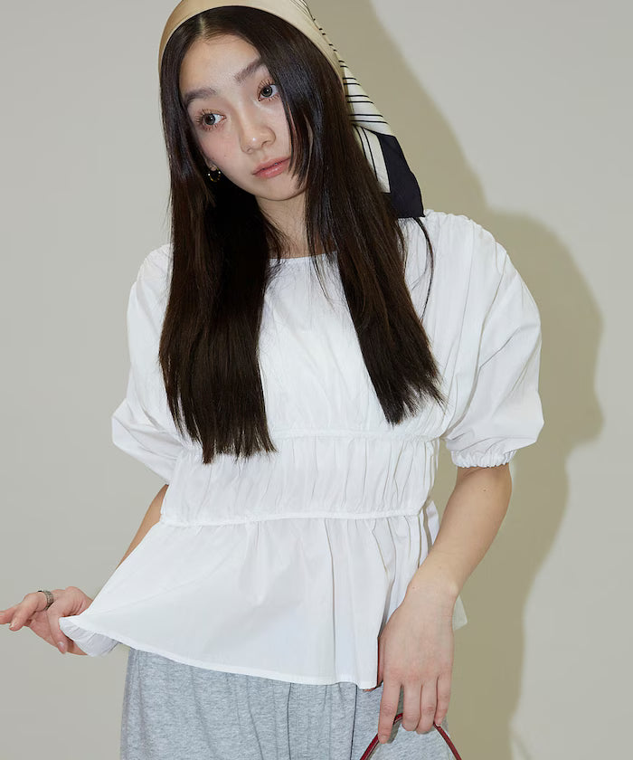 2WAY Shirring Blouse Limited Edition