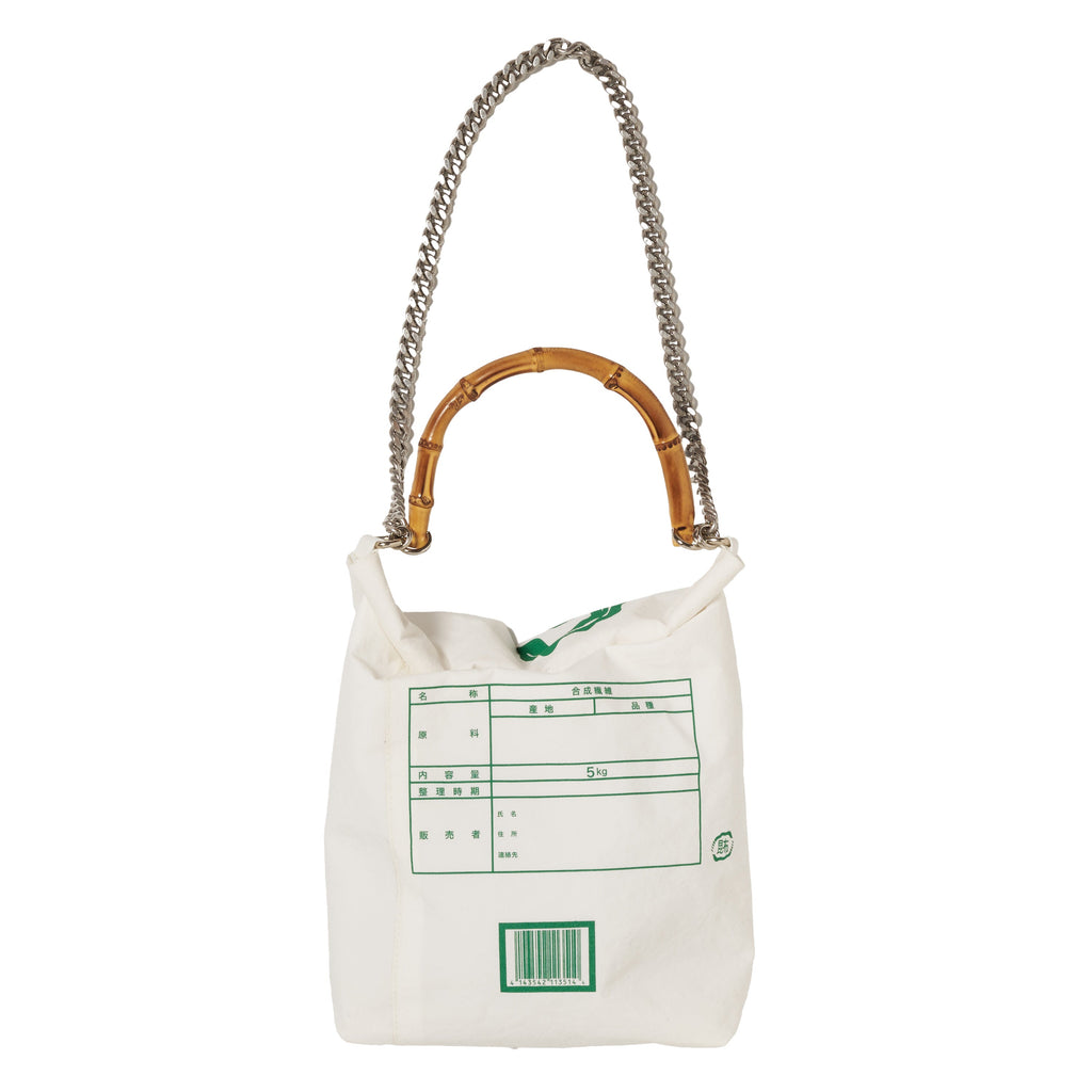 RICE BAG WITH BAMBOO HANDLE