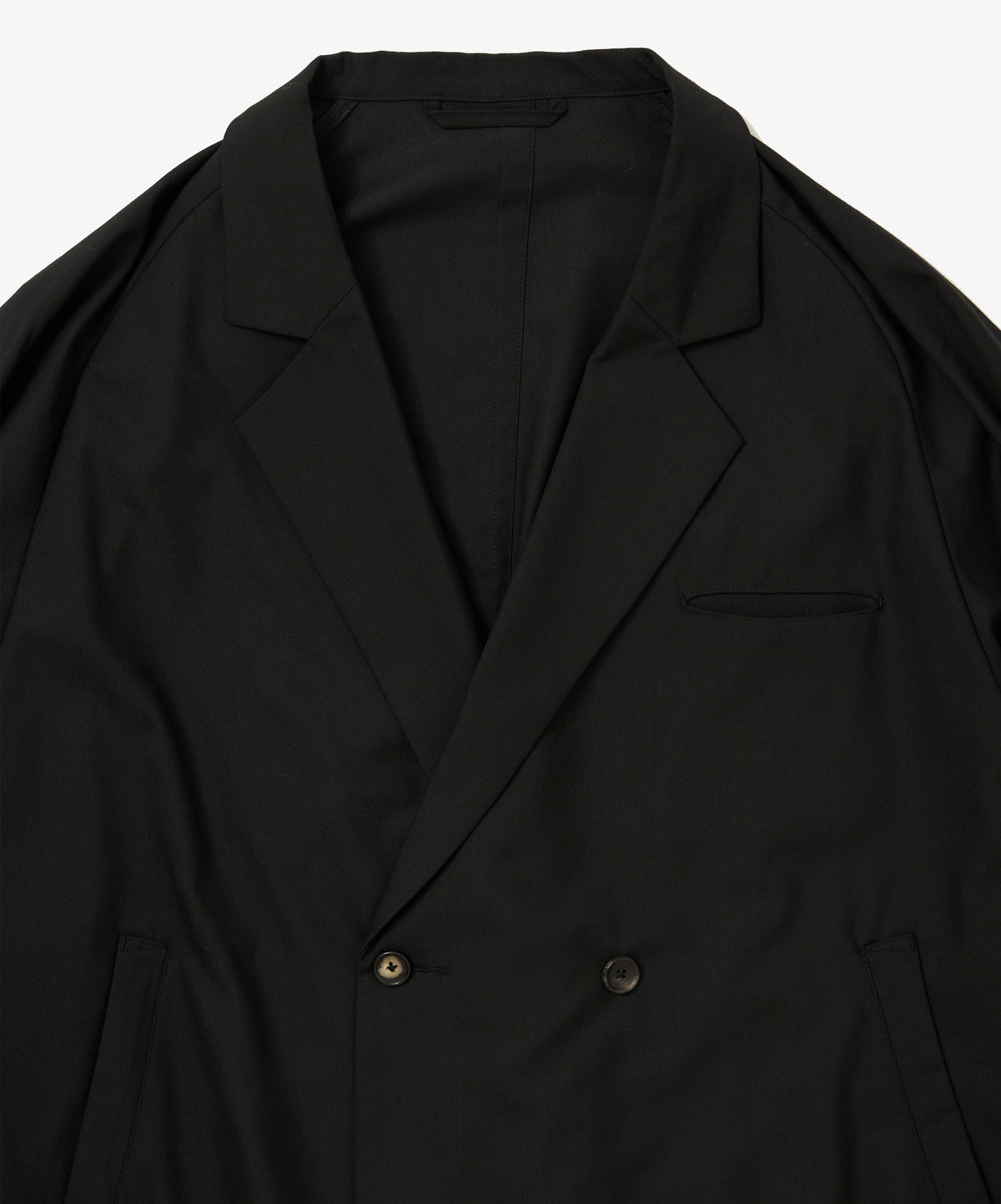 double breasted jacket black