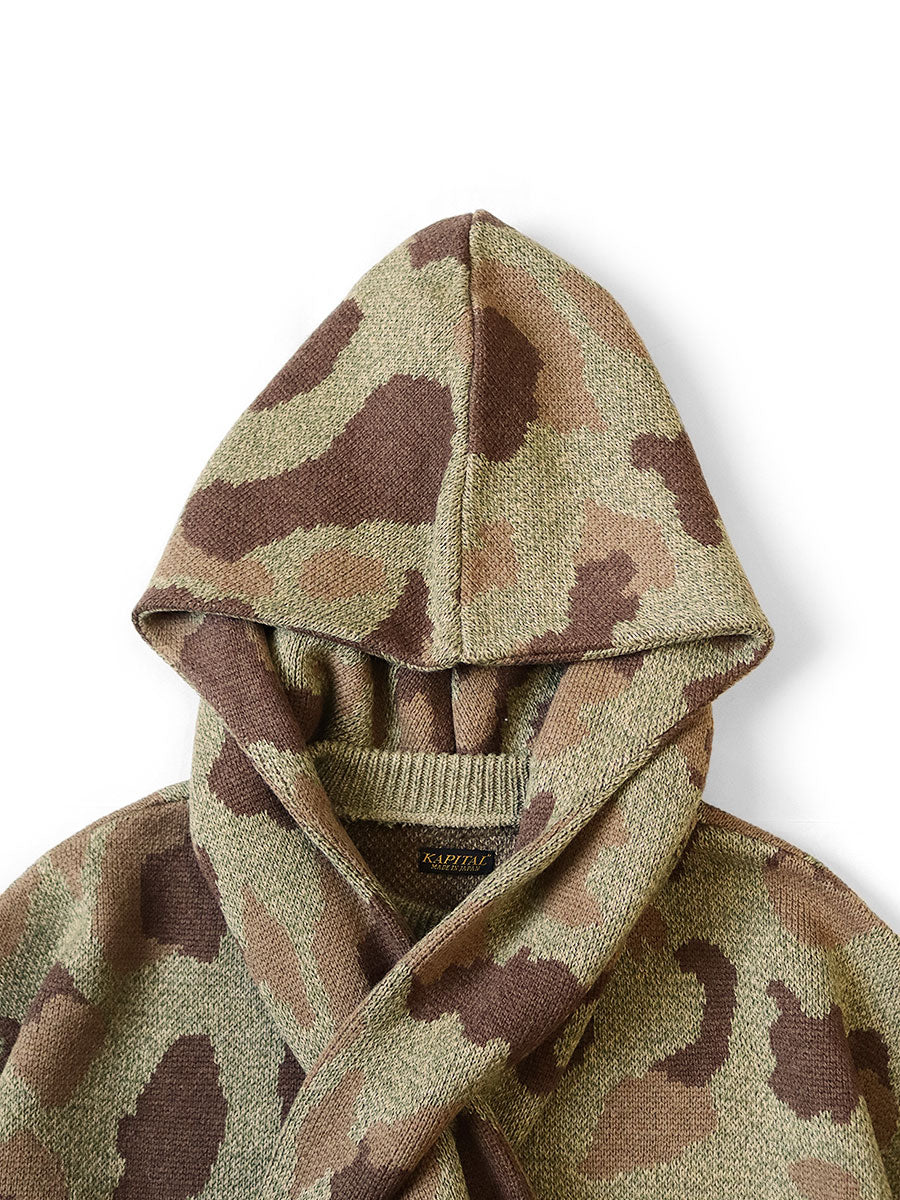 5G Camouflage Knit KESA Hood Sweater