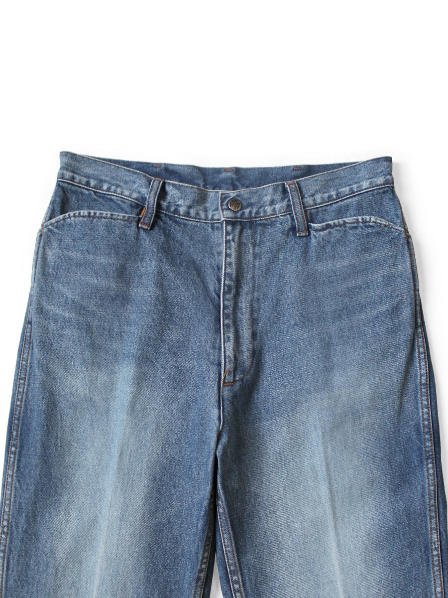 14oz Denim 5P Frisco Flare (Center Pleats Processing)