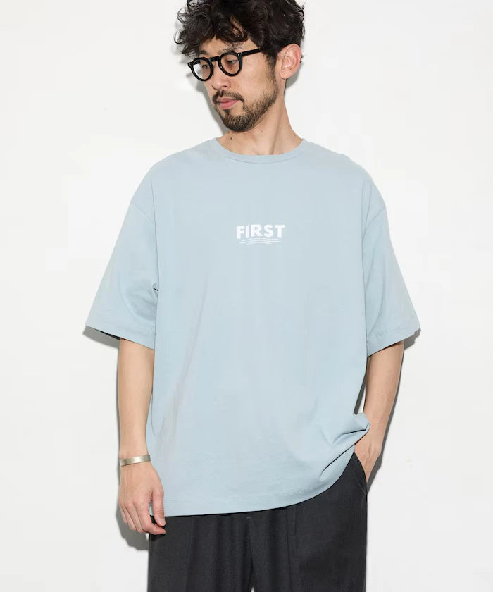6 Ounce Front Logo Print Crew Neck T-Shirt / Back Print T-Shirt PRINT FRESH FIRST