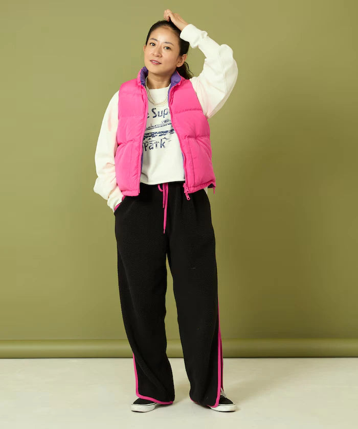 Side Zipper Fleece Pants
