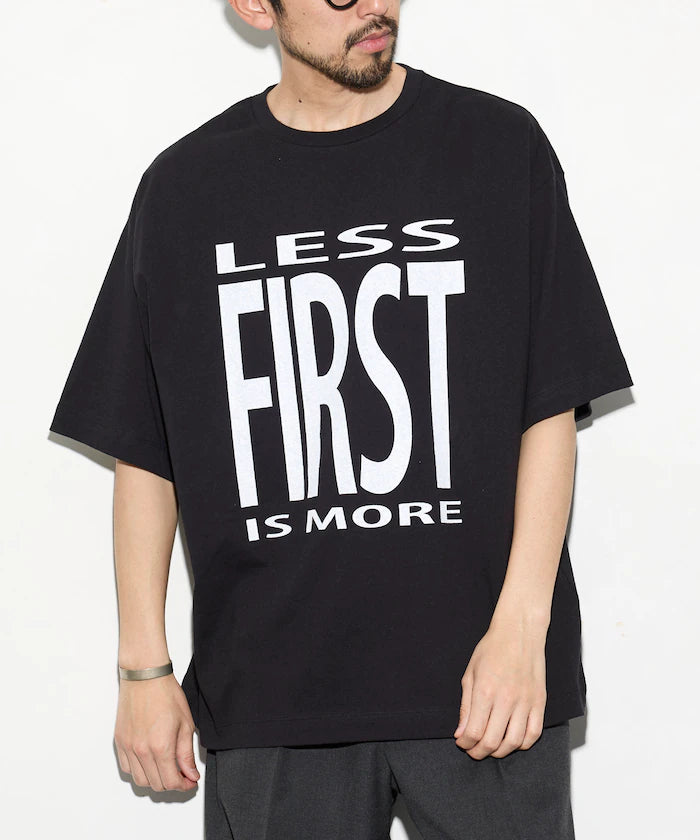 6 Ounce Front Logo Print Crew Neck T-Shirt / Print T-Shirt PRINT BIG FIRST