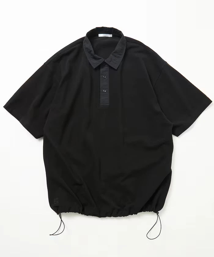 Big Silhouette Spindle Short Sleeve Tech Polo