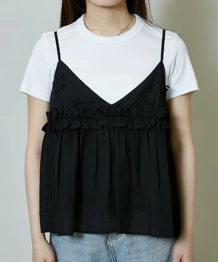 Floral Embroidery Detail Camisole Bustier Limited Edition