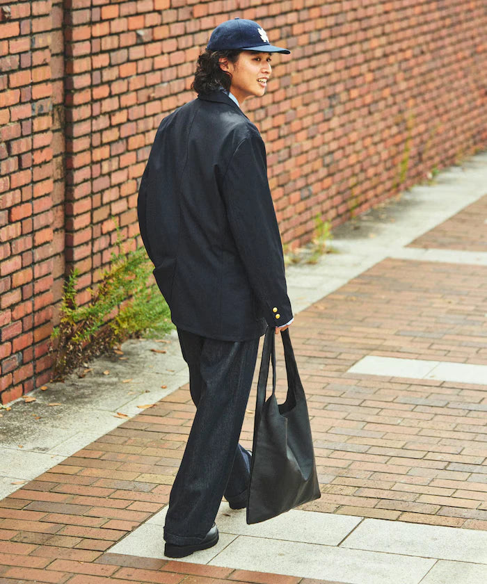 Leather Marche Bag / Leather Marche / Tote Bag / Cowhide / Water-repellent Leather