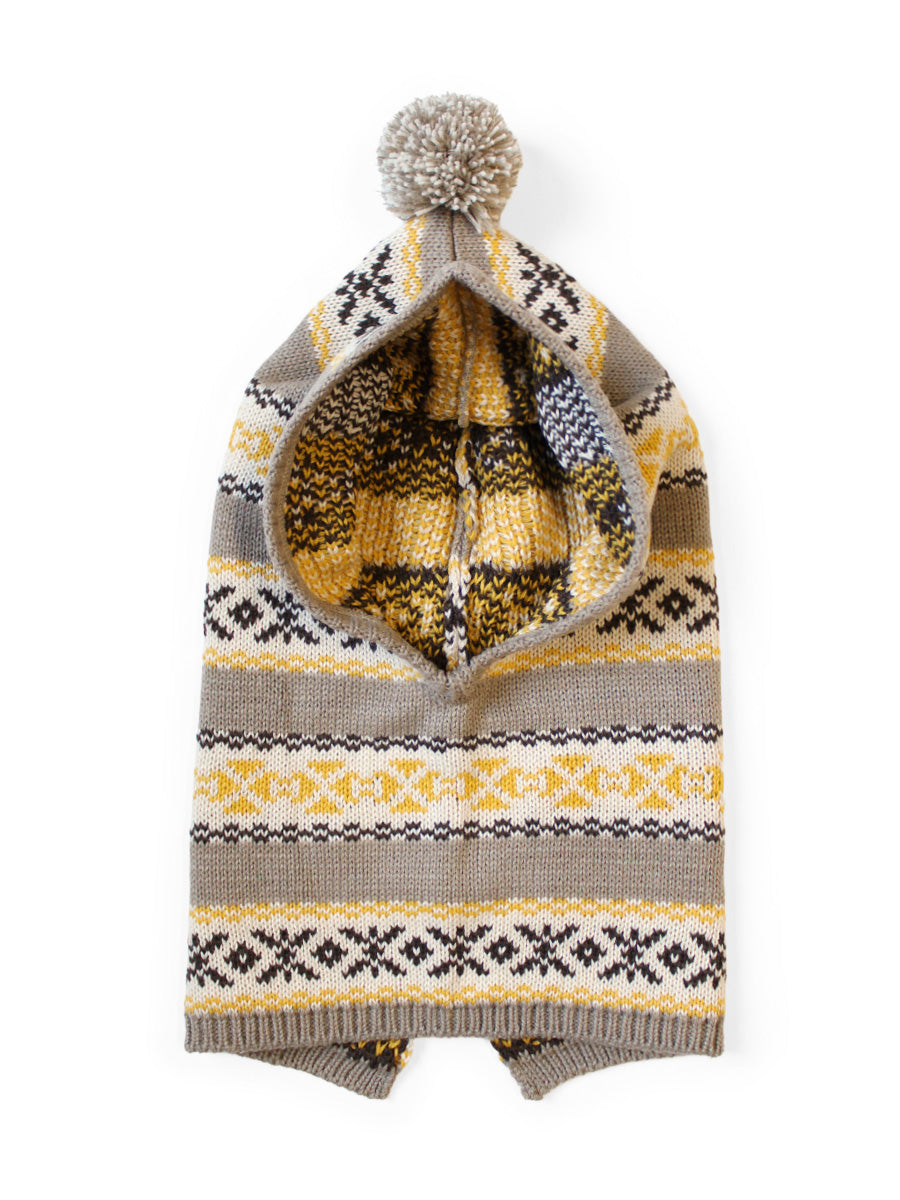 5G Wool Yellowknife Fair Isle Balaclava