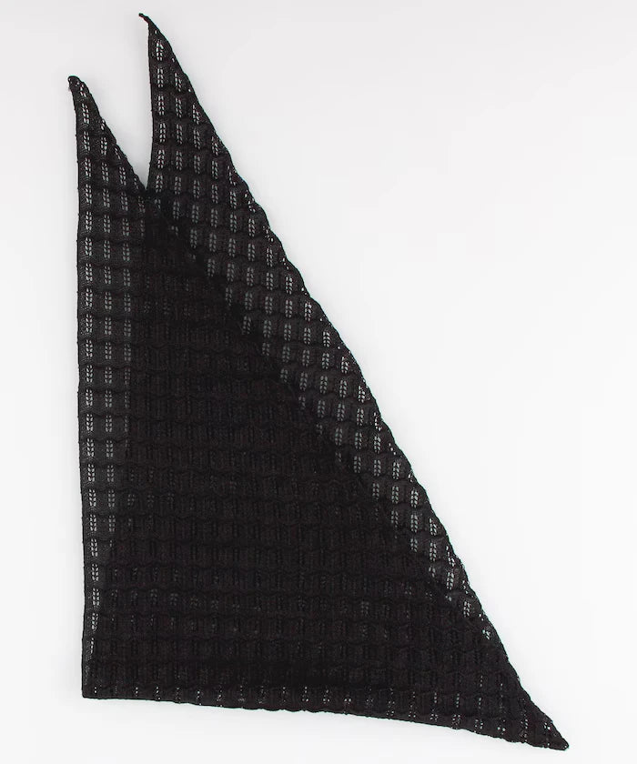 Crochet Triangle Scarf