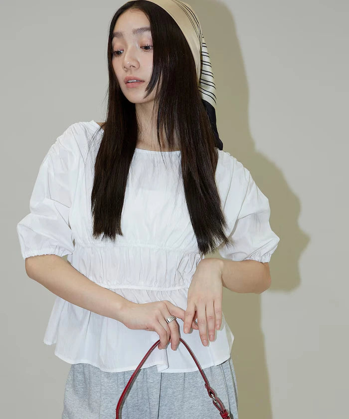 2WAY Shirring Blouse Limited Edition