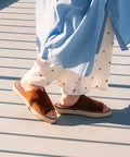 Espadrille-style sandals [36-38 size range]