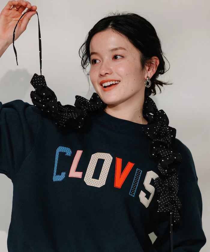 Dot Combi Frill Collar