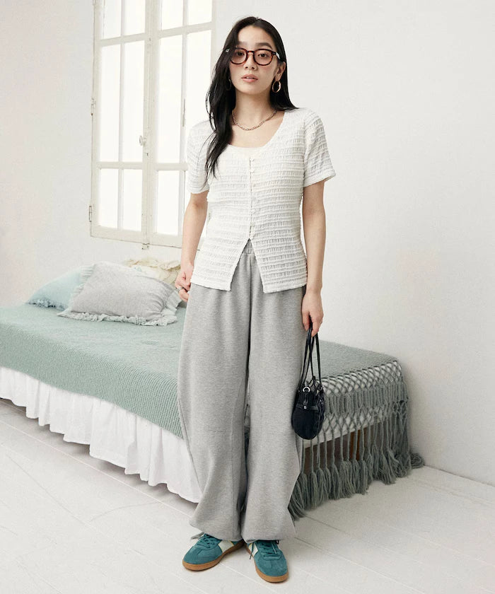 V-Neck Half Sleeve Cardigan Limited Edition
