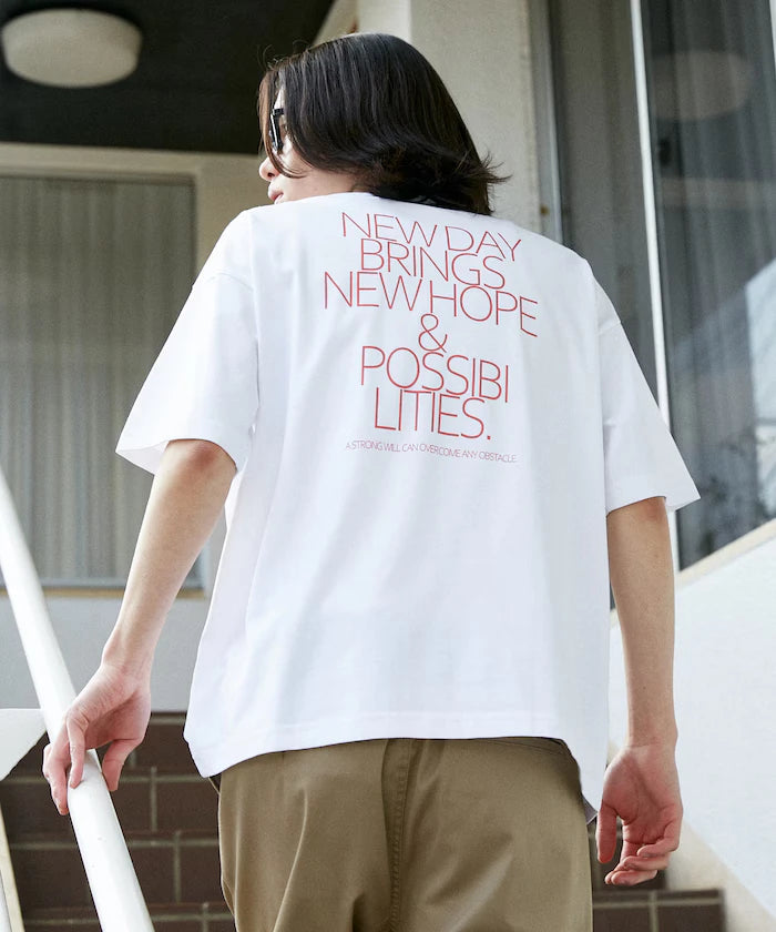 Love Pop Studio New Day Typography T-Shirt