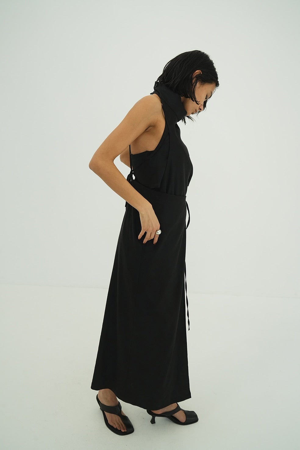 DRAPE WRAP CAMI SKIRT