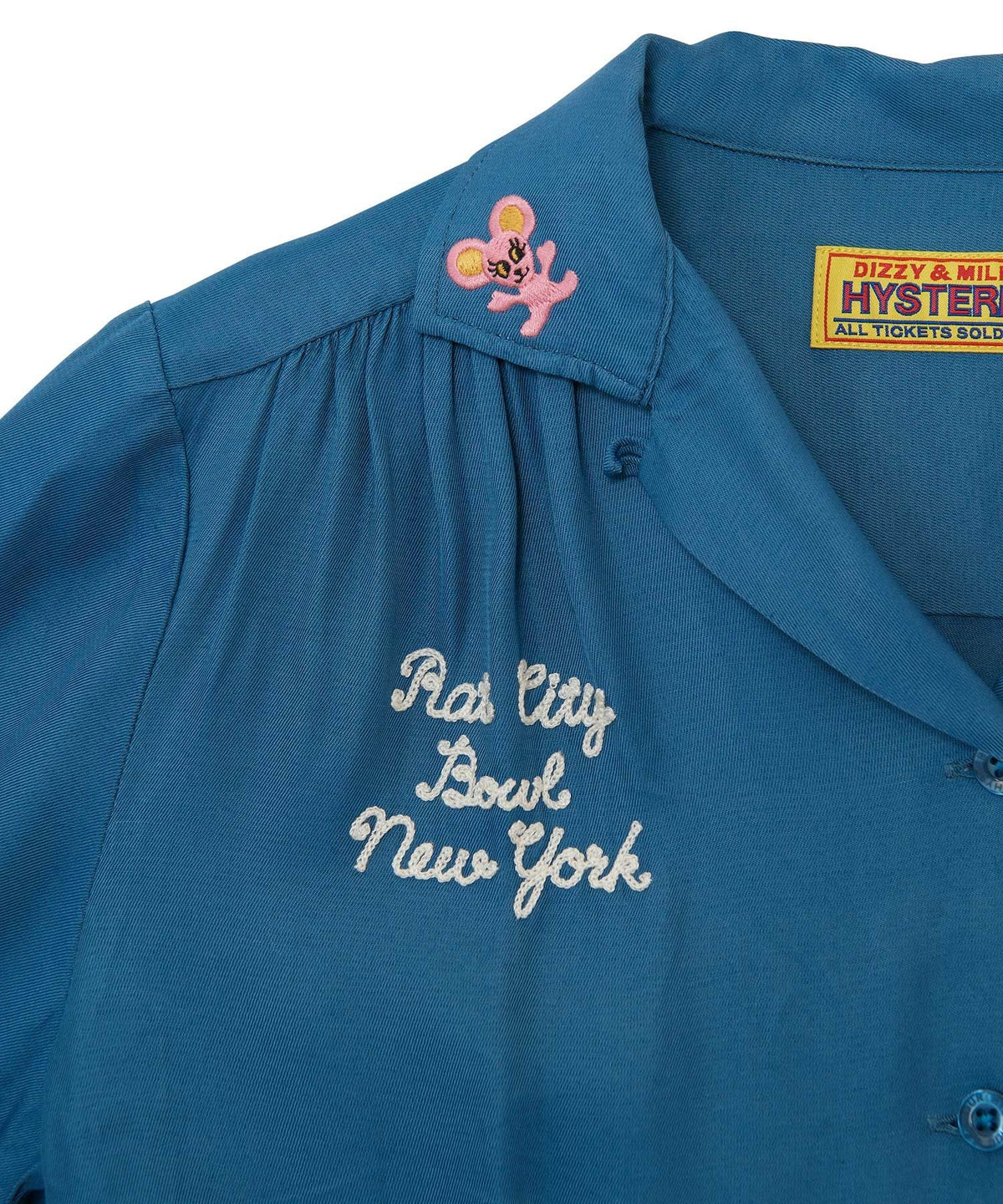 RAT CITY BOWL Embroidered Bowling Shirt