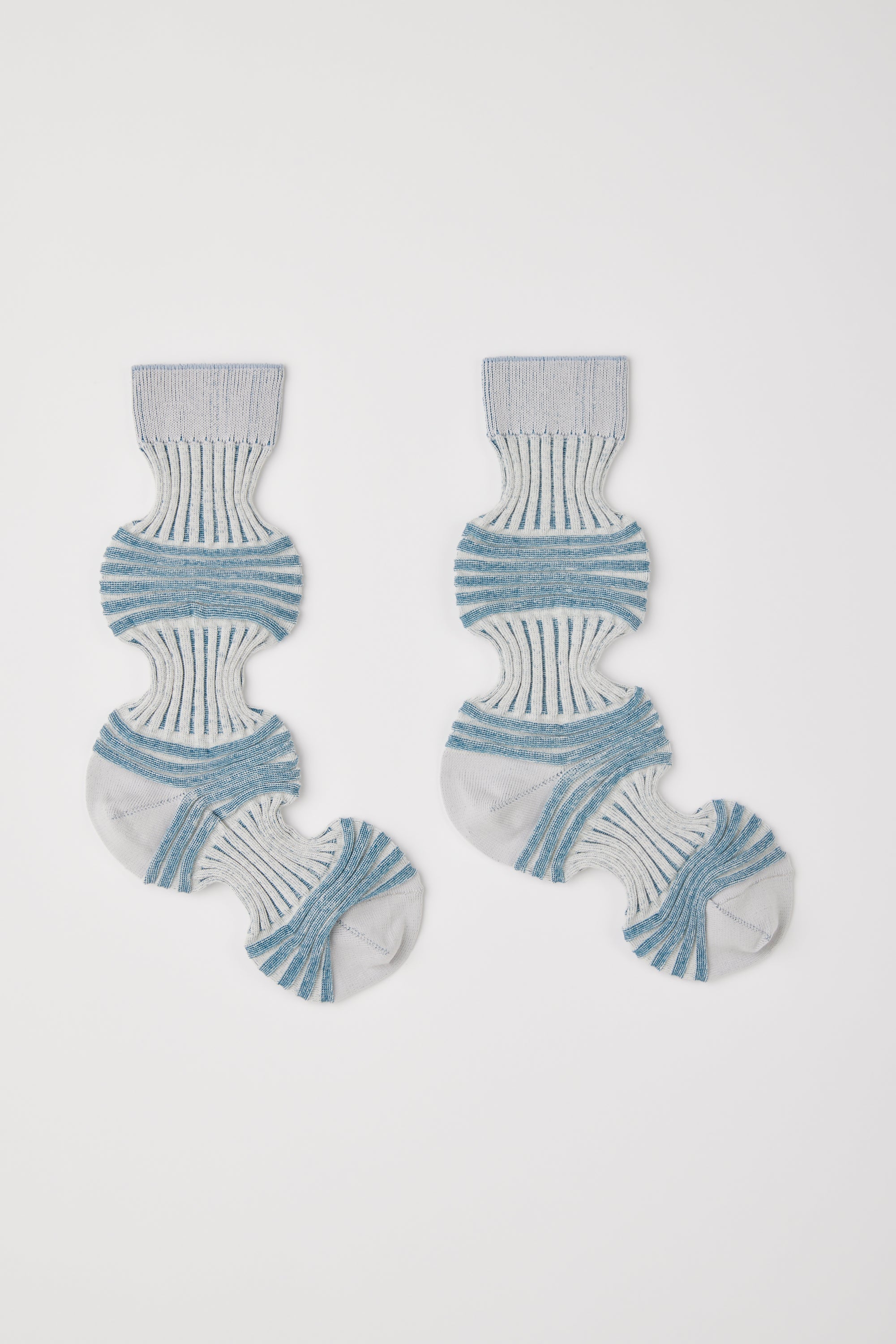 GARTER RIB SOCKS