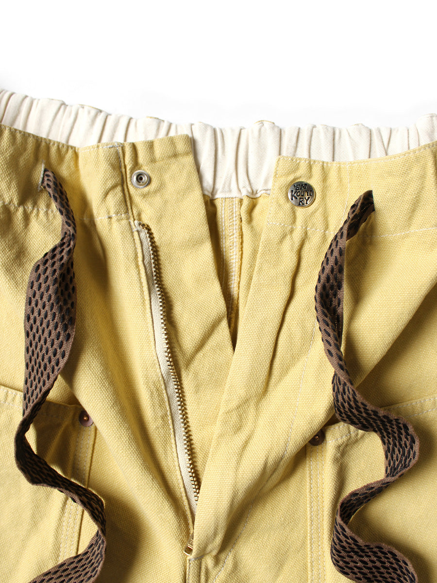 Canvas W Knee Easy Short Pants