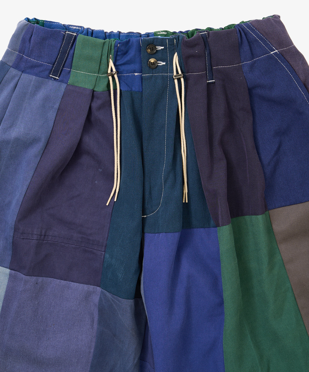 circular shorts bleu de travail one
