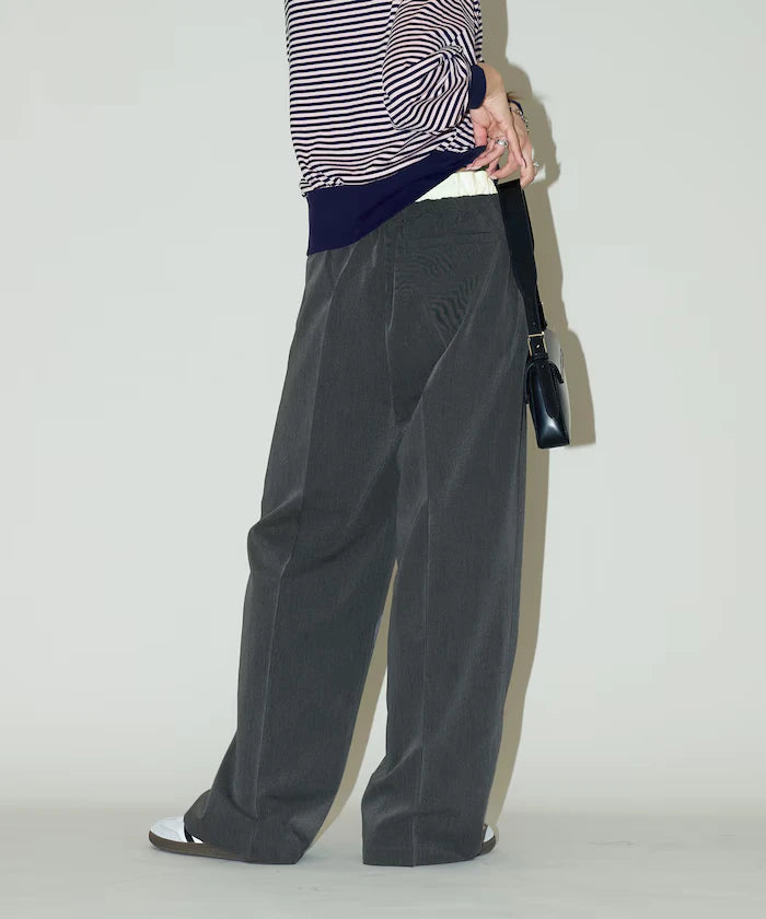 West Shearing Panel Easy Slacks Pants Limited Edition