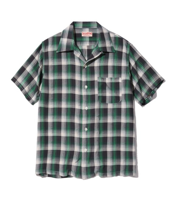 RAYON CHECK OPEN SHIRT
