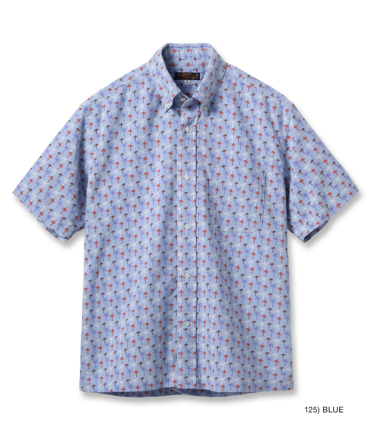 COOLMAX Oxford B.D. Shirt Palm Tree