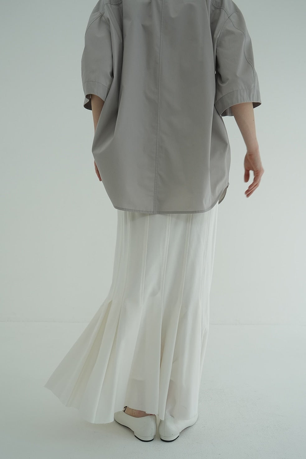 PLEATS MERMAID SKIRT