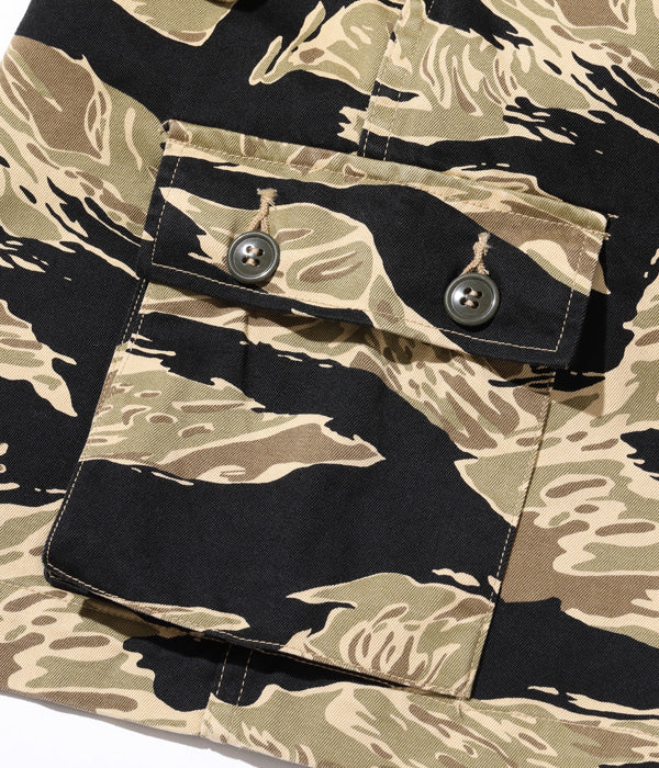 GOLD TIGER PATTERNS SHORTS