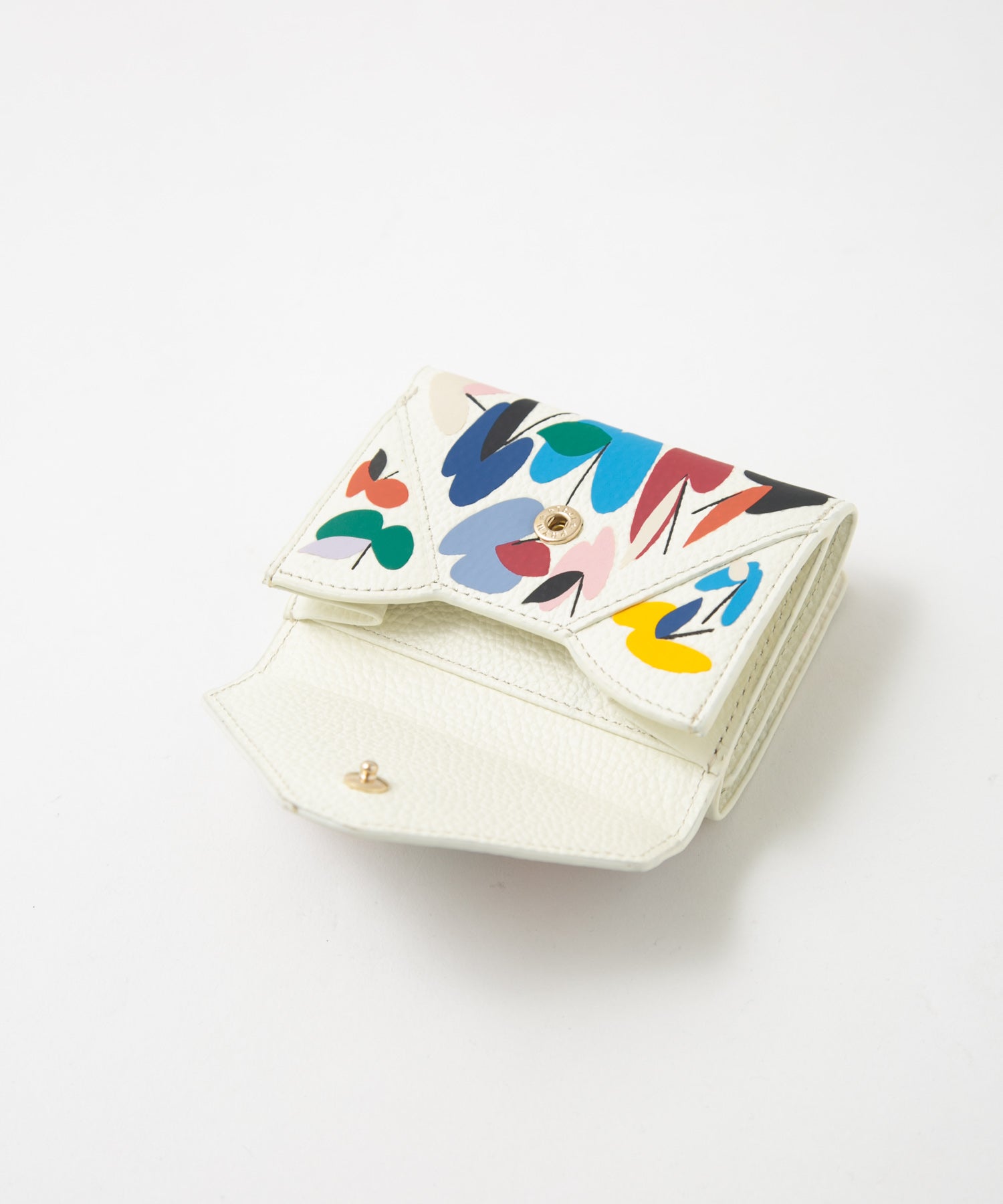 SHOGO SEKINE Collaboration Tri-Fold Wallet Ivory SMO-SKN#22