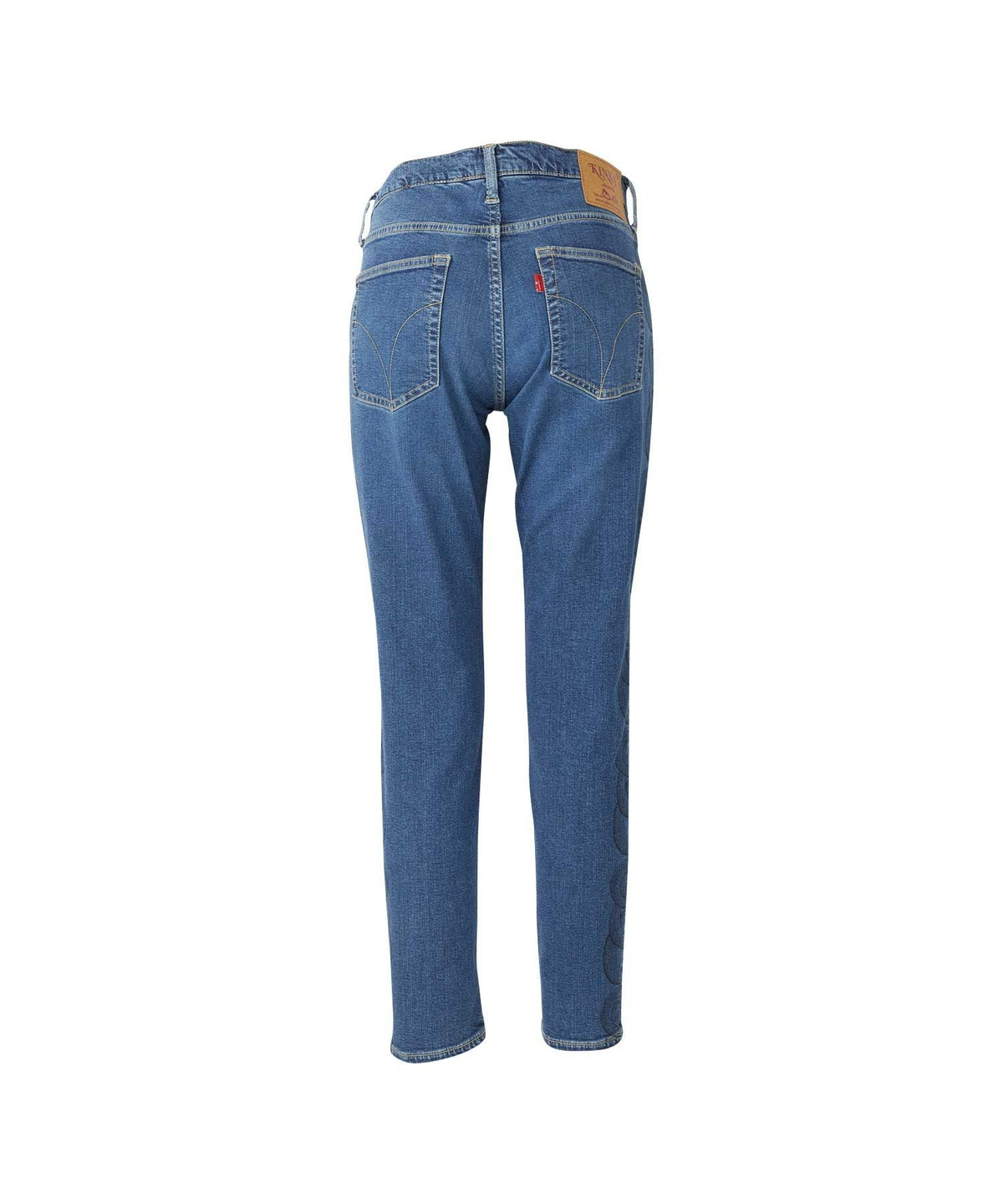 Snake Loop Skinny Denim Pants