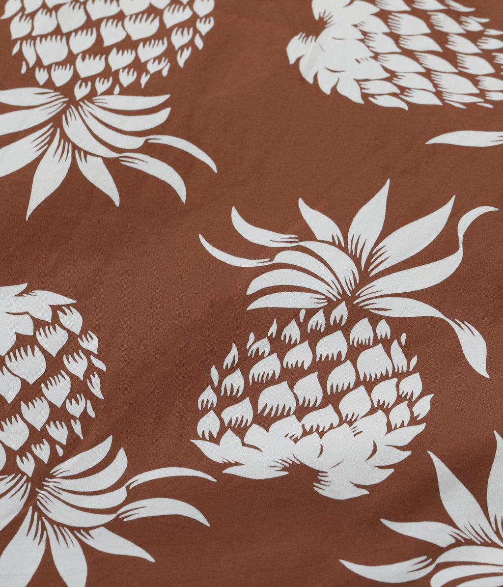 Duke Kahanamoku Cotton Hawaiian Shirt "Duke's Pineapple"