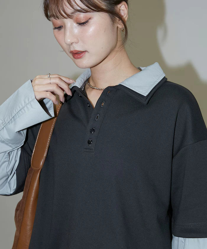 Shirt Layered Polo Top Limited Edition