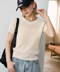Compact Summer Knit with Purl Stitch - Limited Expansion